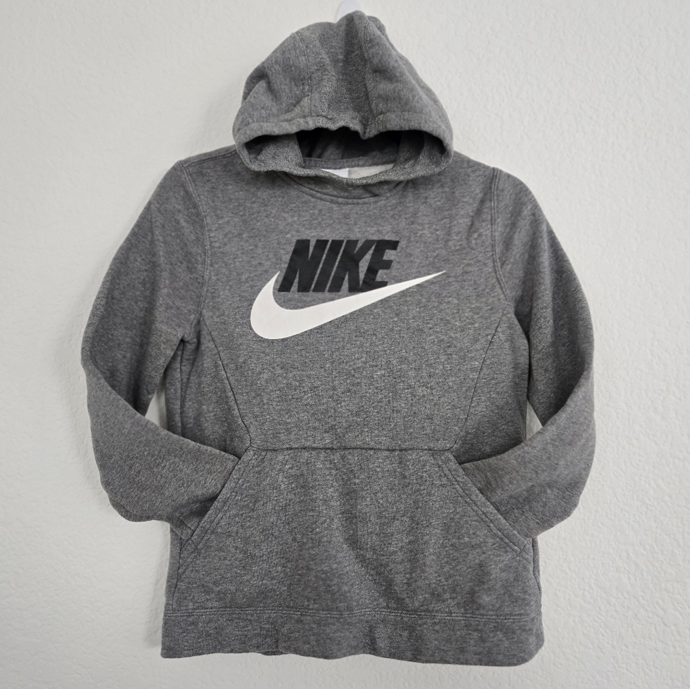 NIKE Youth's Gray Hoodie | Youth Large PTP 17.5"
